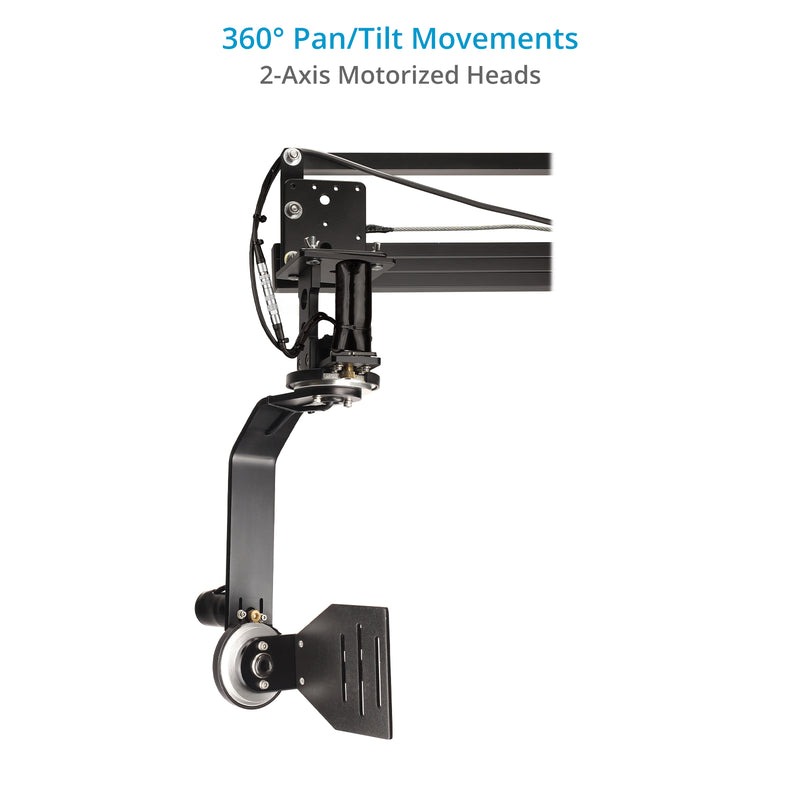 Proaim Jr. Pan Tilt Head for Camera Jib Crane, Payload : 5 kg / 11 lb