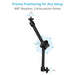 Proaim 11” Magic Arm with Cold Shoe Adapter for Light, Monitor, Camera & More