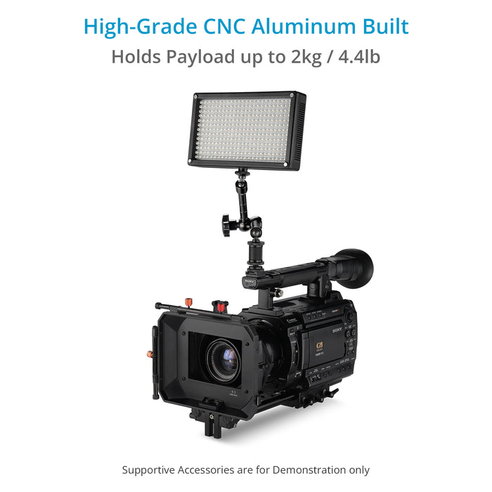 Proaim 11” Magic Arm with Cold Shoe Adapter for Light, Monitor, Camera & More