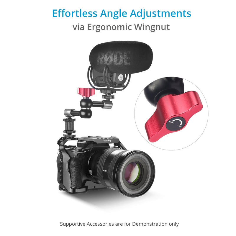 Flyfilms 7” Aluminum Magic Arm with Cold Shoe Adapter