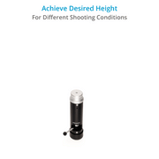 PROAIM Bazooka with Quick Lock Lever for Camera Dolly | 12". 14". 16".