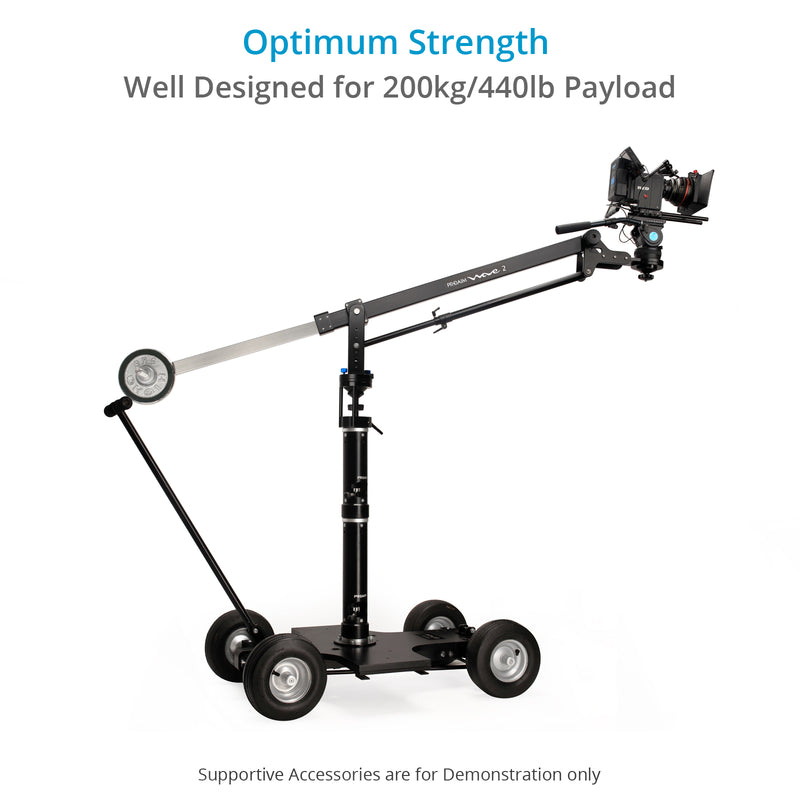PROAIM Bazooka with Quick Lock Lever for Camera Dolly | 12". 14". 16".