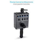 PROAIM Spin-3 (3-Axis) Motorized Pan Tilt Head for Camera Jib Crane, Payload- 15kg/33lb