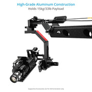 PROAIM Spin-3 (3-Axis) Motorized Pan Tilt Head for Camera Jib Crane, Payload- 15kg/33lb