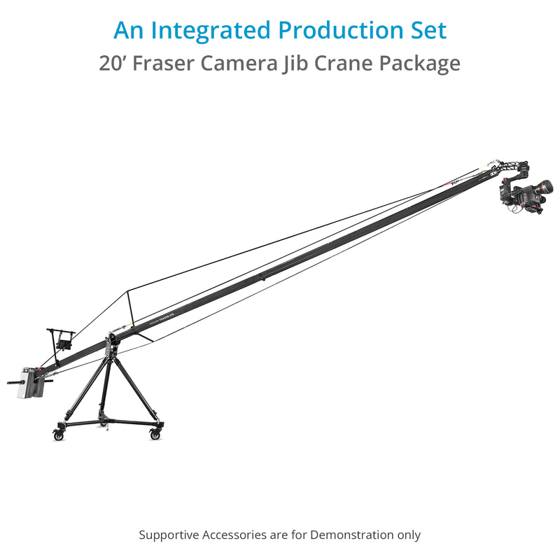 Proaim 20’ Fraser Camera Jib Crane Package for Filmmakers & Production Units