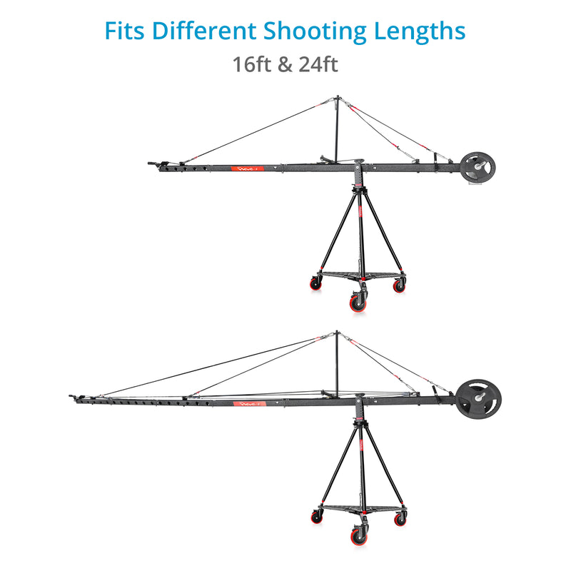 Proaim 24ft Breeze Camera Jib Crane Kit for Filmmakers & Production Units