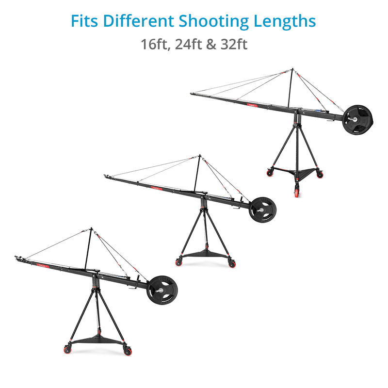 Proaim 32ft Grand Camera Jib/Crane Package for Filmmakers & Production Units