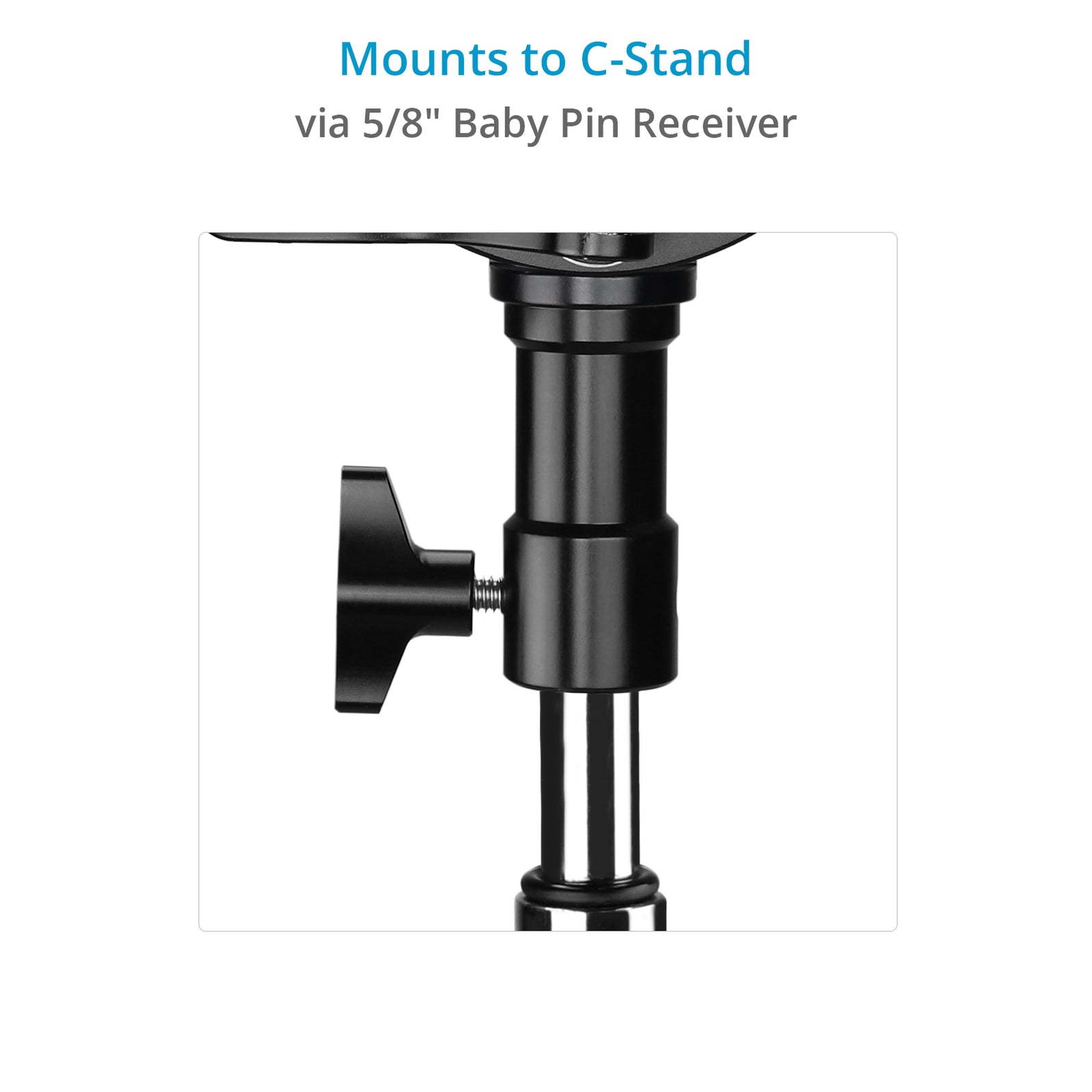 Proaim 360° Rotation VESA 75mm/100mm Tilting Monitor Mount with 5/8 ...