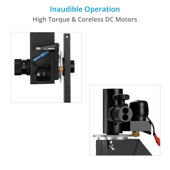 Proaim Boxer HD-2X Motorized Pan/Tilt Head for Camera Jib/Crane | Iris, Focus & Zoom Controls