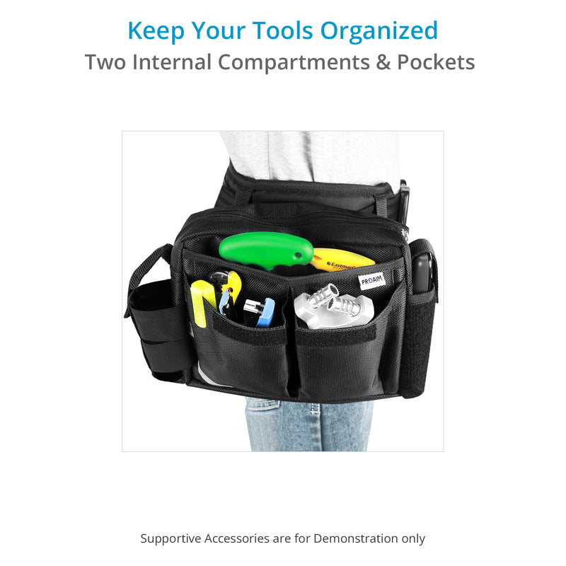 Proaim Cube-111 AC Pouch (Large) for Camera Assistants, Grips &amp; Techs