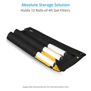 Proaim Cube Bag for Lighting Gel Filter Rolls | For Camera Assistants, Grips &amp; Photographers