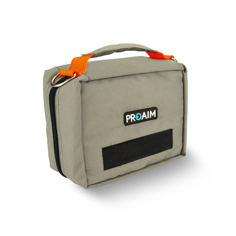 Proaim Cube Monitor Bag (Grey) for 5 to 7" Camera LCD Monitors &amp; Small Accessories