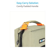 Proaim Cube Monitor Bag (Grey) for 5 to 7" Camera LCD Monitors &amp; Small Accessories
