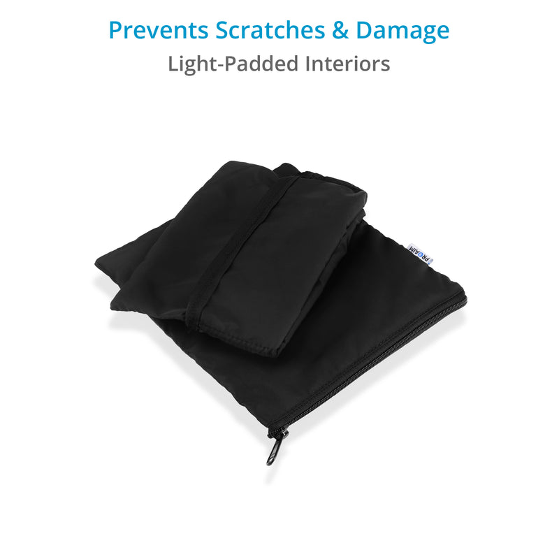 Proaim Cube Padded Pouches for Small Camera Accessories (3-Pack)