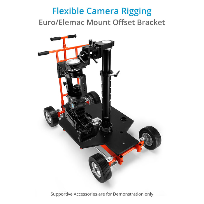 Proaim Flexi Euro/Elemac 360&deg; Rig | 3-Axis Offset Bracket for Video Camera Setups