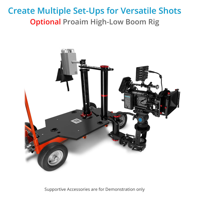 Proaim Flexi Euro/Elemac 360&deg; Rig | 3-Axis Offset Bracket for Video Camera Setups