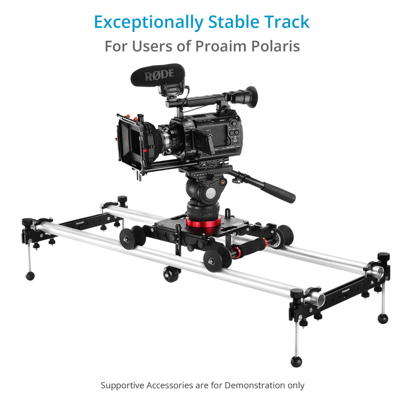 Proaim 8ft Track Aluminum Pipe Kit for Polaris, Fusion & Breeza Camera Dolly