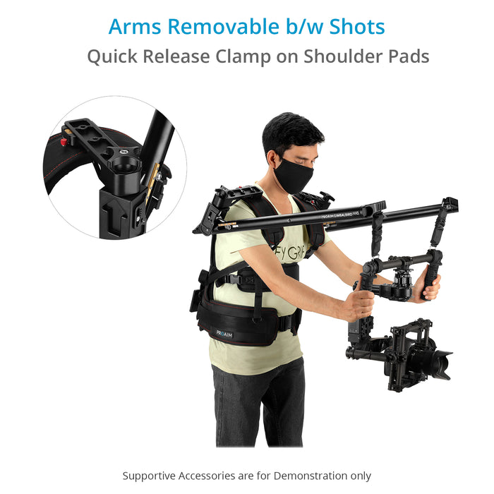 Gimbal-Bird Body Support Rig for 2-Axis / 3-Axis Camera Gimbals