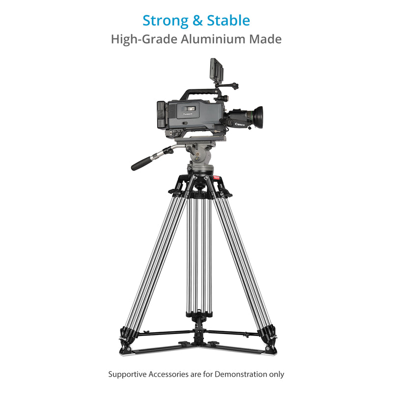 Proaim Heavy-Duty 150mm Tripod Stand with Spreader | Payload - 250kg / 551lb