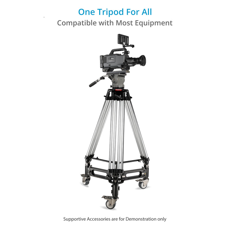 Proaim Heavy-Duty 150mm Tripod Stand with Spreader | Payload - 250kg / 551lb