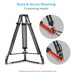 Proaim Heavy-Duty Ground Spreader V1 for Twin Spiked Feet Camera Tripods