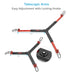 Proaim Heavy-Duty Ground Spreader V1 for Twin Spiked Feet Camera Tripods