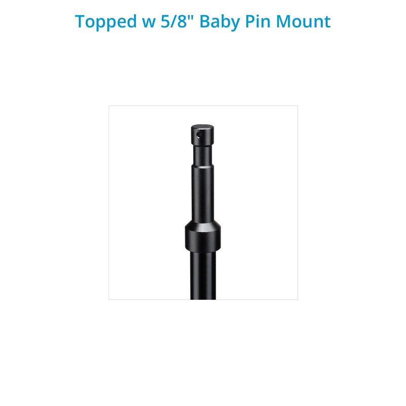 Proaim Heavy-Duty Telescopic Mast w 5/8" Baby Pin for Proaim Soundchief Cart