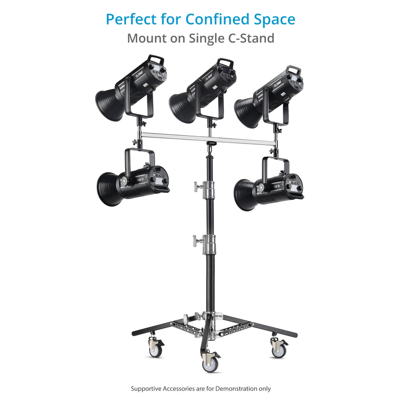 Proaim Linkon 5/8" Triple Header for Lights & Lighting Accessories