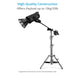 Proaim Low Ninja Baby 5/8” Double Riser Stand for Lights & Studio Photography | Height: 1.8 -3.3 Feet