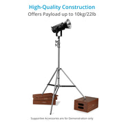 Proaim Ninja 5/8” Double Riser Baby Stand For Lights & Studio Photography| Max. Height: 9.3 Feet