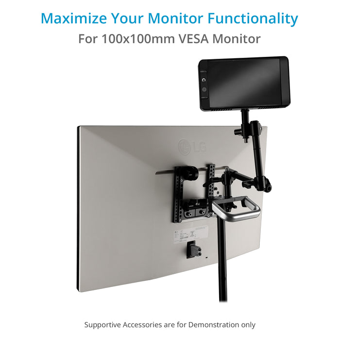 Proaim Rapid VESA 100mm Professional Production Adjustable/Tilting Monitor Mount