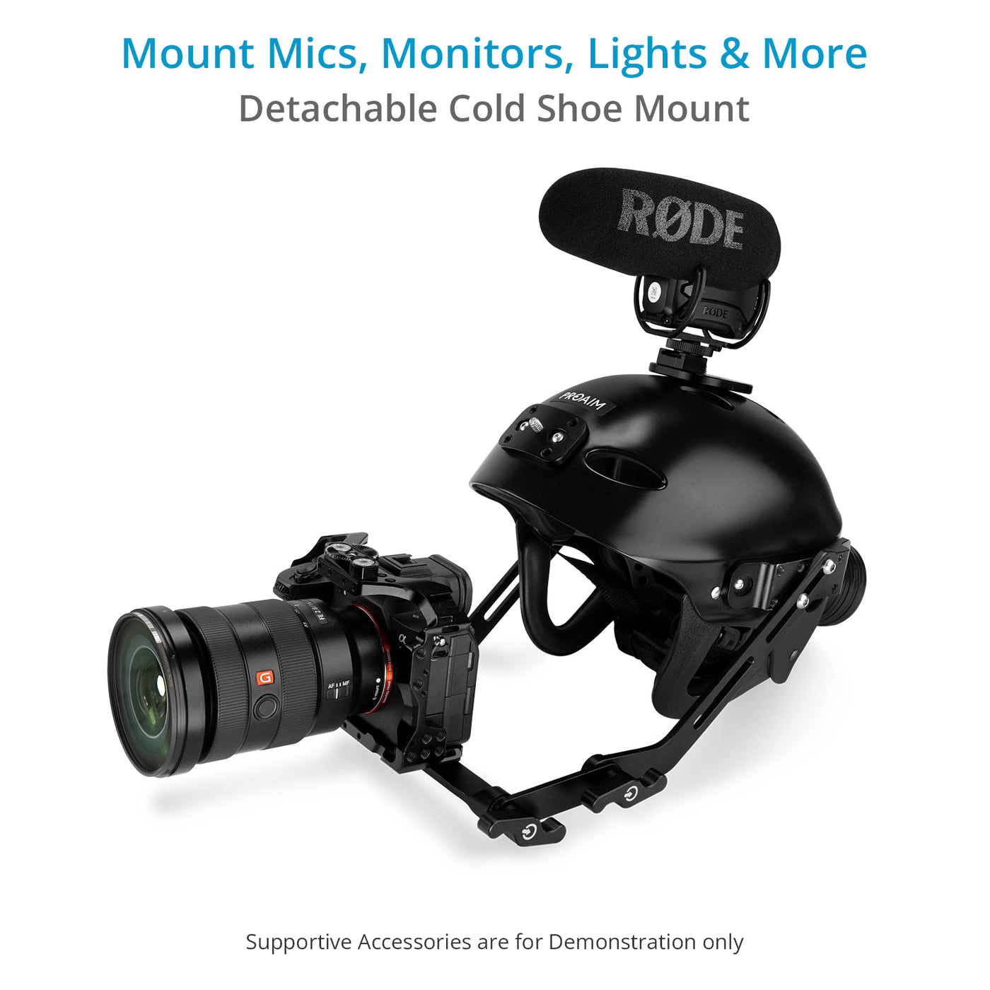 Proaim Surfer Helmet Rig for DSLR Camera / Smartphone | For Film ...