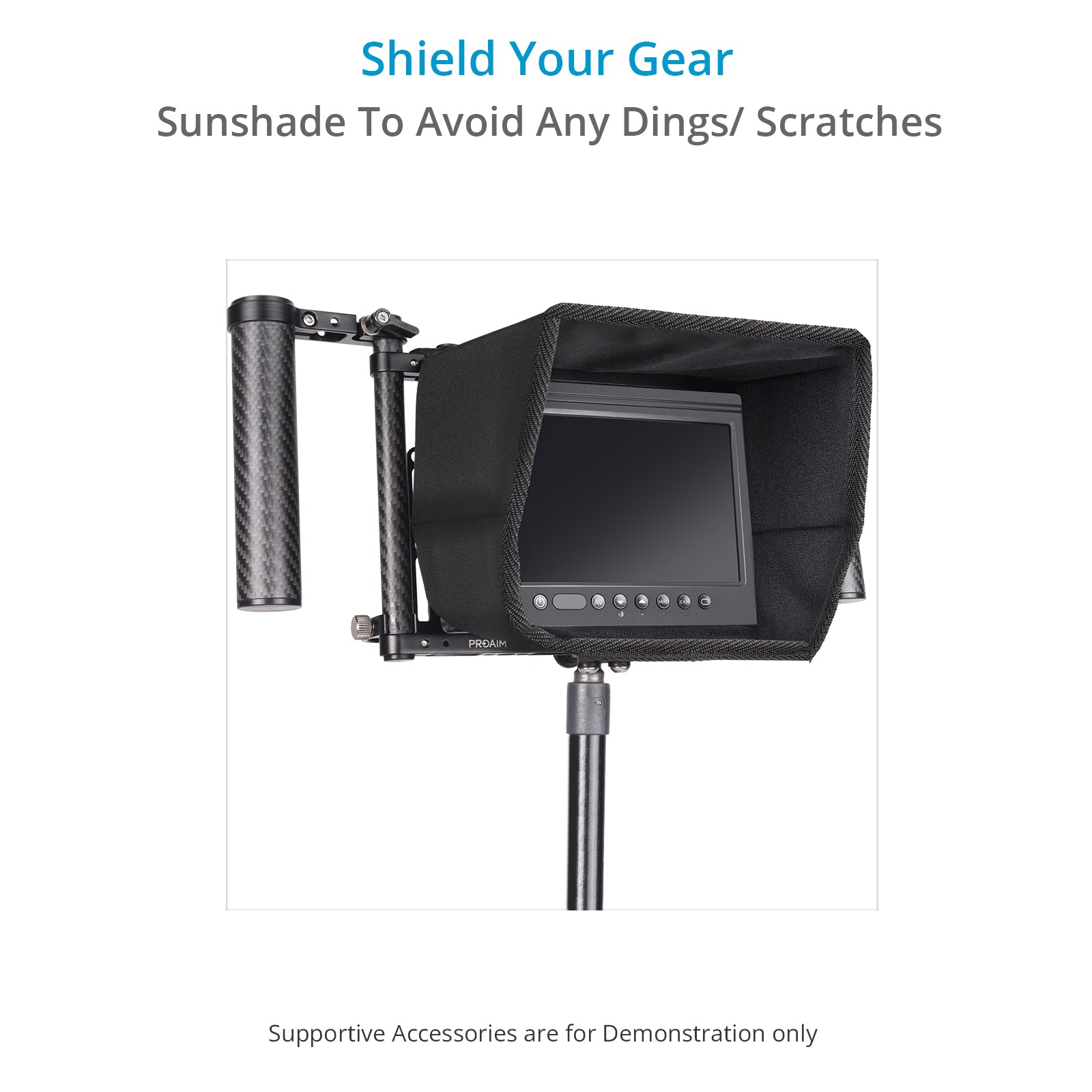 Proaim Universal 9” Camera Monitor Director Cage — Flyfilms