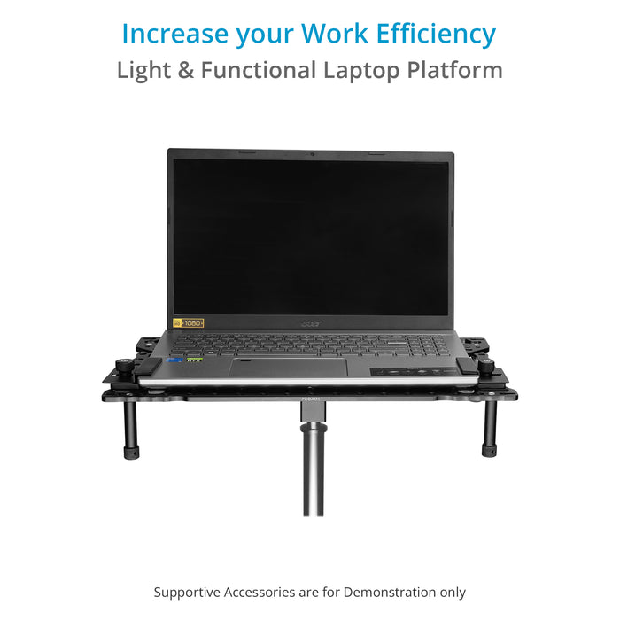 Proaim Universal Plus Laptop Workstation Platform w Cable Management Slots - B Stock