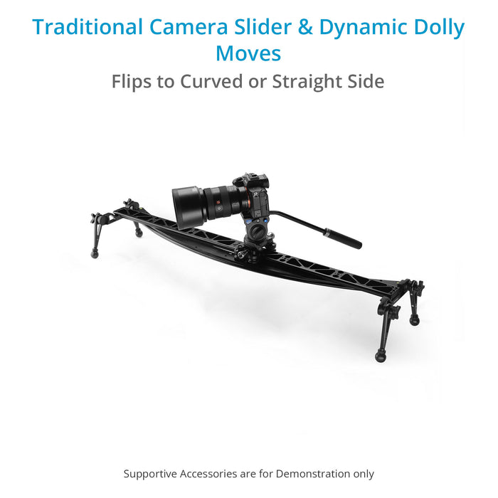 Proaim Curve-N-Line 2-way Camera Video Slider | Available Sizes: 2ft & 3ft
