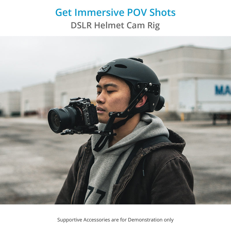 Proaim Surfer Helmet Rig for DSLR Camera / Smartphone | For Film & Photography