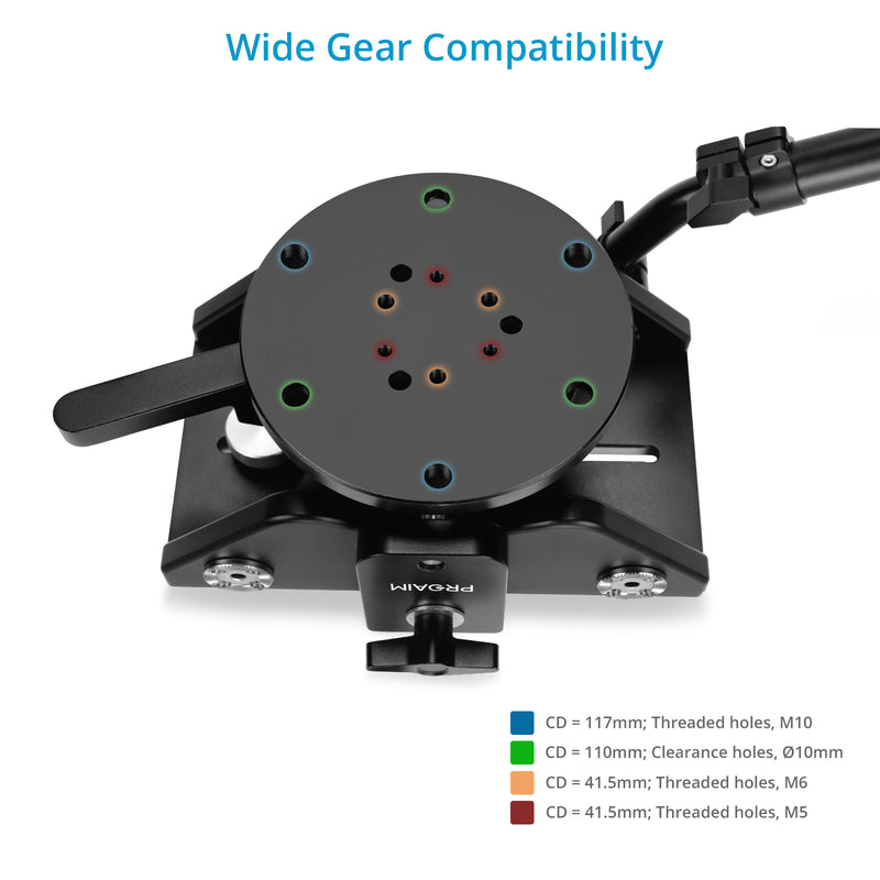 Proaim Rocker Camera Plate System with Flat Base Mount | Payload: 40kg/88lb