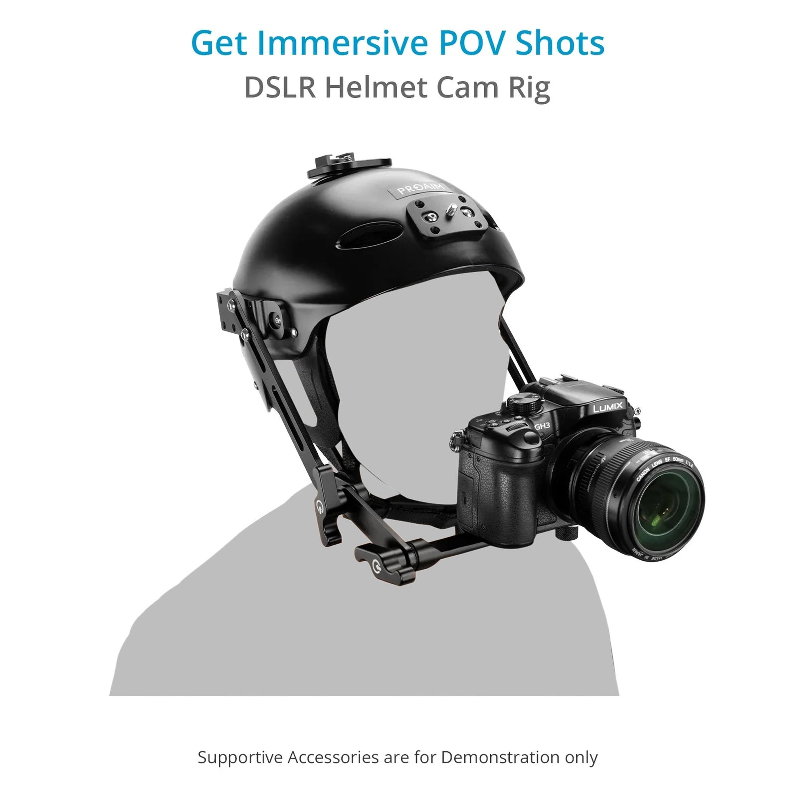 Proaim Surfer Helm-Rig für DSLR-Kamera/Smartphone | Für Film & Fotografie