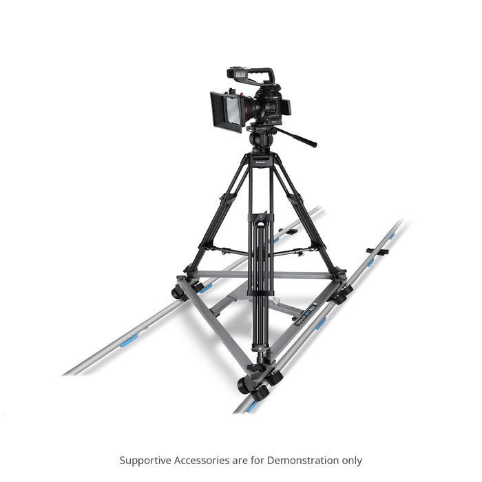 Proaim Swift Camera Dolly, 12ft Track – Portable Affordable