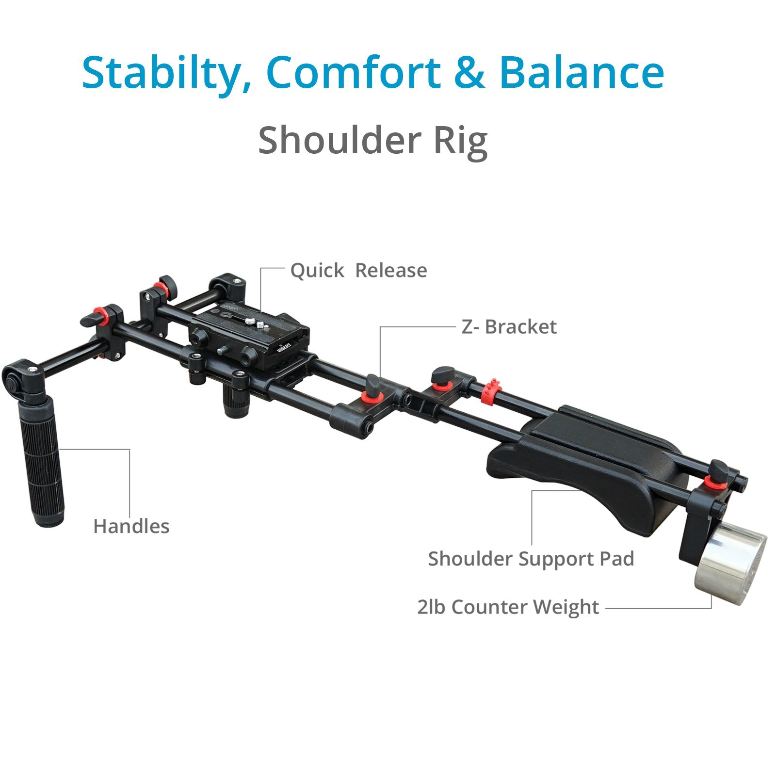 Filmcity DSLR Camera Cage Shoulder Rig Kit — Flyfilms