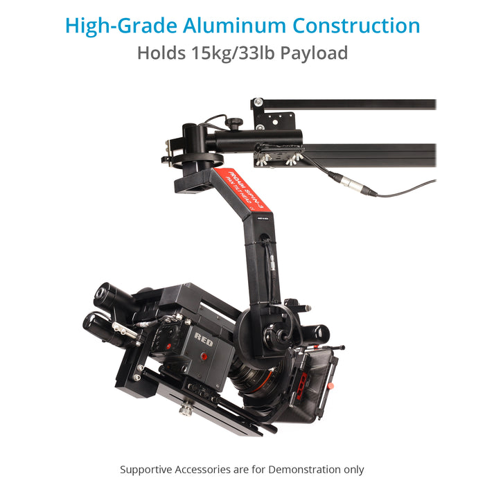 PROAIM Spin-3 (3-Axis) Motorized Dutch Roll Pan Tilt Head