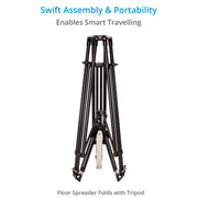 Proaim 100mm Camera Tripod Stand with Aluminum Spreader