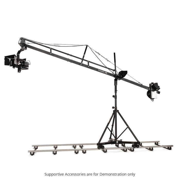 Proaim 12ft Camera Crane Jib, Stand, Jr. Pan-Tilt | Gimbal Compatible