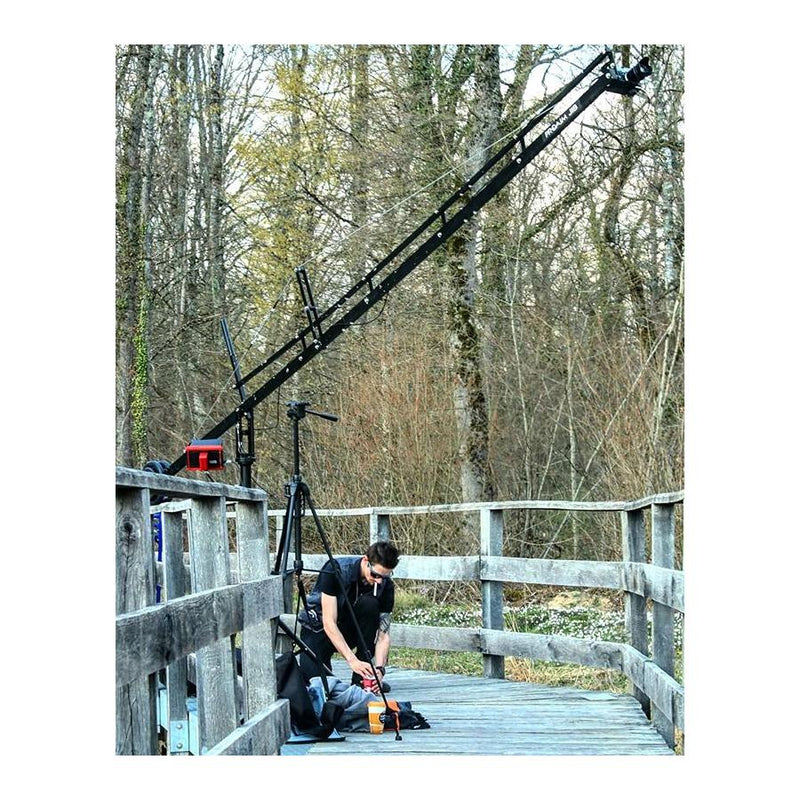 Proaim 14ft Camera Crane Jib, Stand, Jr. Pan-Tilt | Gimbal Compatible