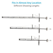 Proaim 18ft Camera Crane Jib, Stand, Jr. Pan-Tilt | Gimbal Compatible