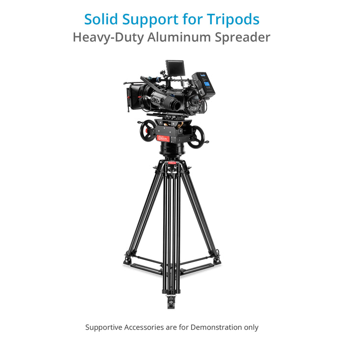 Proaim Heavy Duty Aluminum Spreader for Twin Spiked Feet Camera Tripods