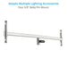 Proaim Linkon 5/8" Double Header for Lights & Lighting Accessories