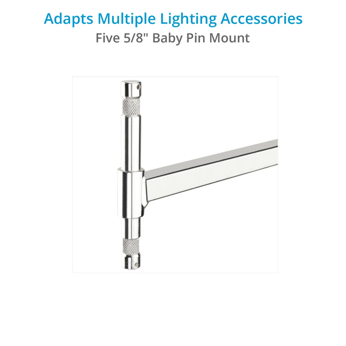 Proaim Linkon 5/8" Triple Header for Lights & Lighting Accessories