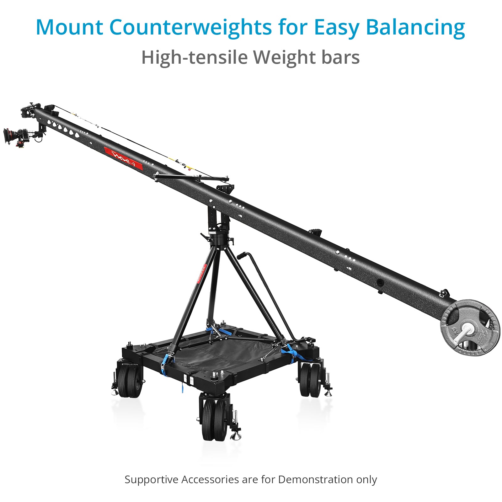Proaim 40ft (12m) Camera Crane for Film/Video Production
