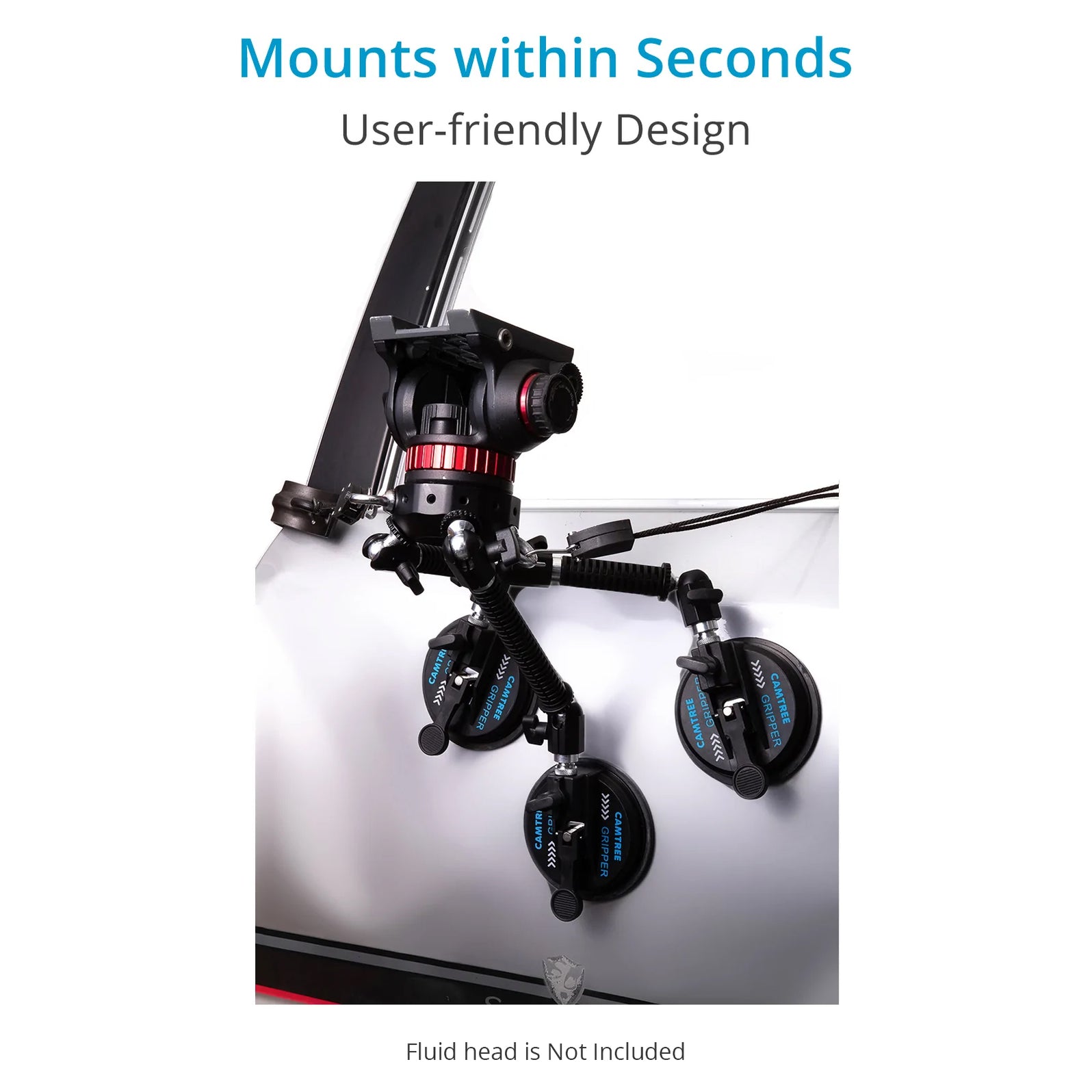 Camtree G51 Suction Cup Car Mount for DSLR Video Camera